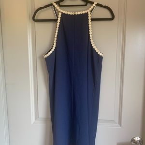 NWT Vineyard Vines Dress with Gold Crochet Halter